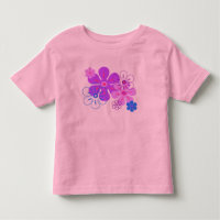 Chuva de Flor e T-Shirts Crianças