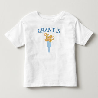 Camiseta Infantil Ciao 2º Aniversário Macarrão Party Italiano