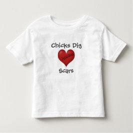 Camiseta Infantil Cicatrizes da escavação dos pintinhos