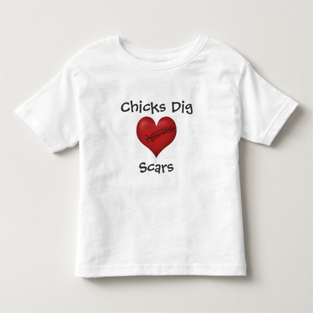 Camiseta Infantil Cicatrizes da escavação dos pintinhos (Frente)