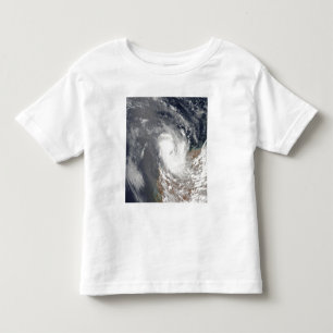 Camiseta Infantil Ciclone Dominic fora da costa de Austra ocidental