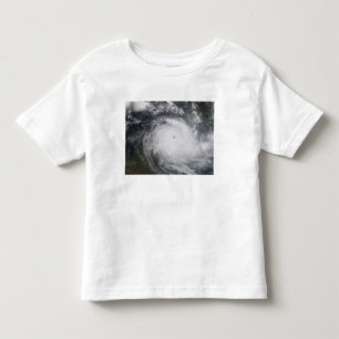 Camiseta Infantil Ciclone Monica no oceano de South Pacific