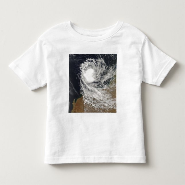 Camiseta Infantil Ciclone Tropical Ophelia da Austrália (Frente)