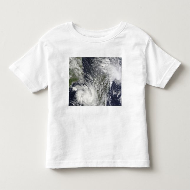 Camiseta Infantil Ciclones tropicais Eric e Fanele (Frente)