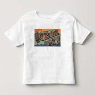 Camiseta Infantil Cidade do oceano, New-jersey - grandes cenas da