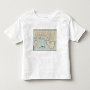 Camiseta Infantil Cidade pelo mar, praia de Lavallette de Squan, NJ