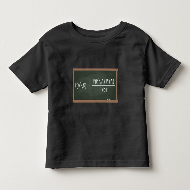 Camiseta Infantil Ciência dos Dados da Teoria da Probabilidade de Ba (Frente)