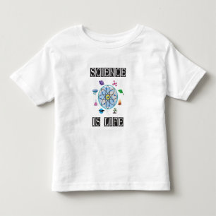 Camiseta Infantil Ciência é vida