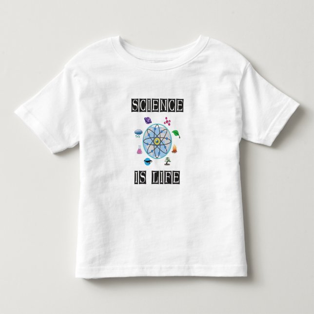 Camiseta Infantil Ciência é vida (Frente)