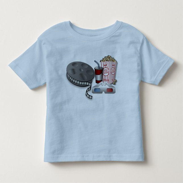 Camiseta Infantil Cinema 3D (Frente)