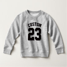 Cinza e Negra Toddler | Sports Jersey