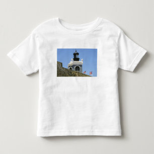Camiseta Infantil cinzento castelado do Fuerte San Felipe del Morro