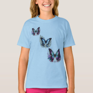 Camiseta infantil Círculo de Pena de Pavão Sonhe G