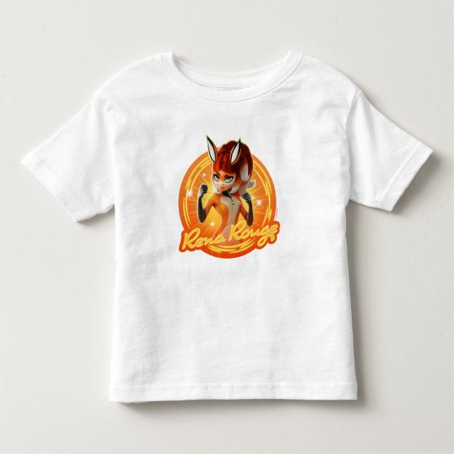 Camiseta Infantil Círculo do Símbolo da Rena Rouge (Frente)