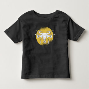 Camiseta Infantil Círculo Grunge Multirotor Multirotor Quadcopter do