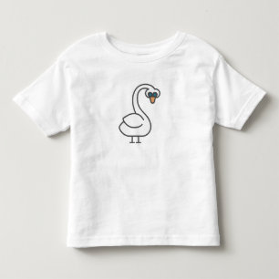 Camiseta Infantil Cisne de Swivvel