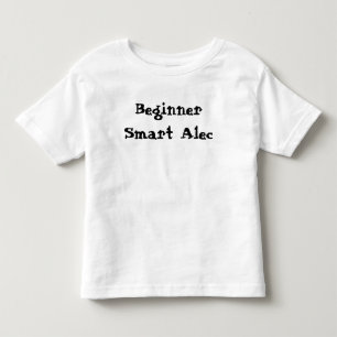 Camiseta Infantil Citação engraçada para principiante esperto