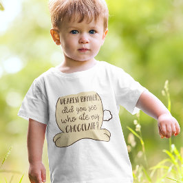 Camiseta Infantil Citação Tipográfica Fofa Adorável e Divertida do C