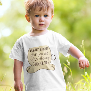 Camiseta Infantil Citação Tipográfica Fofa Adorável e Divertida do C