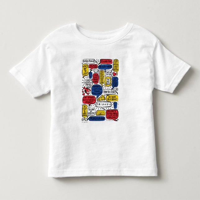 Camiseta Infantil Citações FRIENDS™ (Frente)
