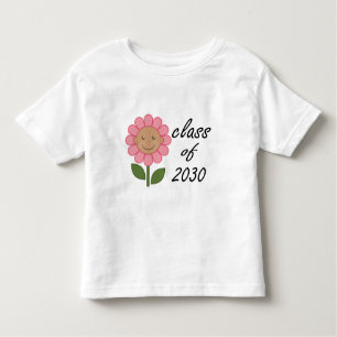 Camiseta Infantil Classe da margarida 2030 cor-de-rosa