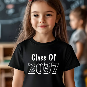 Camiseta Infantil Classe De Graduação De 2037 Crianças