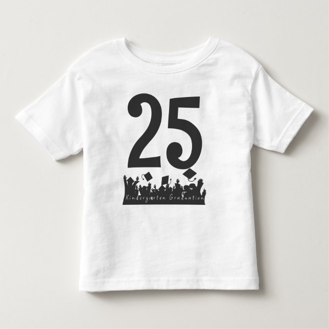 Camiseta Infantil Classe de graduação do jardim de infância (Frente)