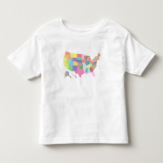 Camiseta Infantil Clássico de presentes turísticos especiais dos EUA (Frente)