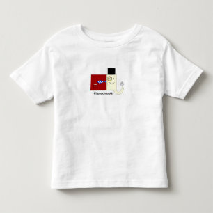 Camiseta Infantil ClassMassachusetts Toddler T-Shirt