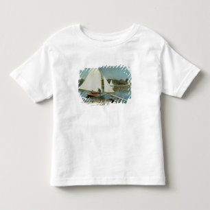 Camiseta Infantil Claude Monet   que navegam em Argenteuil, c.1874