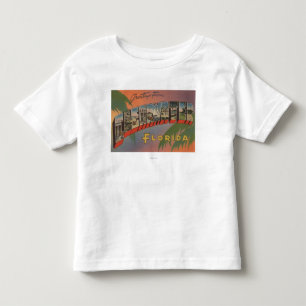 Camiseta Infantil Clearwater, Florida - grandes cenas da letra