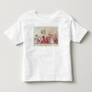 Camiseta Infantil Cleros que saem da igreja após a venda