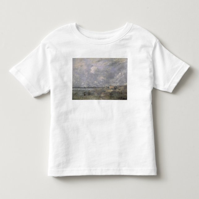 Camiseta Infantil Clima de tempestade, pas de Calais, c.1870 (Frente)