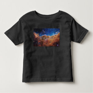 Camiseta Infantil Clipes Cósmicos Carina Nebula Space Telescope