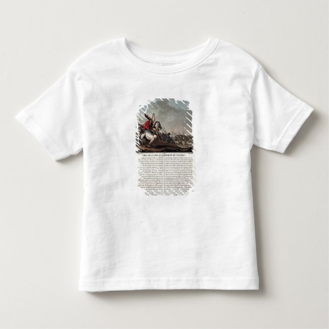 Camiseta Infantil Clovis mim (c.466-511) na batalha de Tolbiac, 496 (Frente)