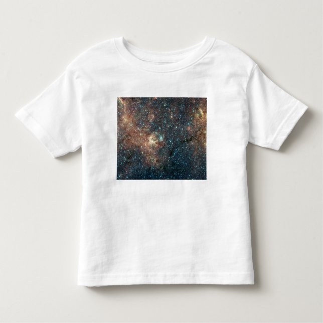 Camiseta Infantil Cluster de estrelas maciças (Frente)