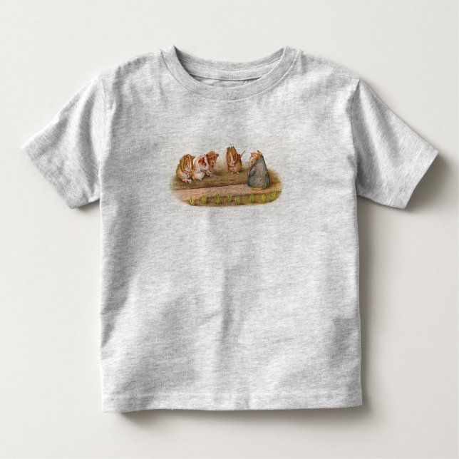 Camiseta Infantil Cobaias que tendem o jardim (Frente)