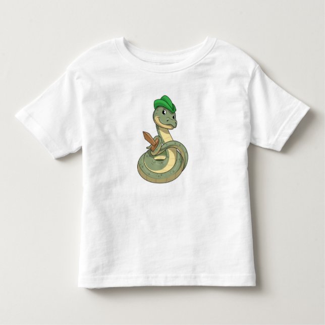 Camiseta Infantil Cobra com Espada (Frente)