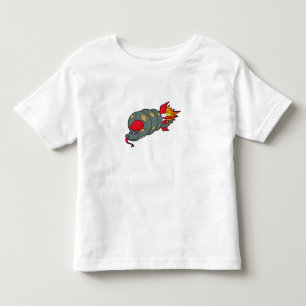 Camiseta Infantil Cobra com foguete
