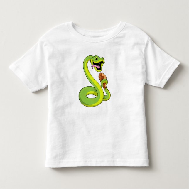 Camiseta Infantil Cobra com frango (Frente)