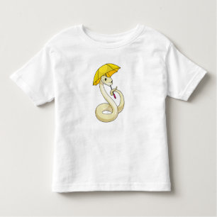 Camiseta Infantil Cobra com guarda-chuva