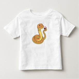 Camiseta Infantil Cobra com Muffin