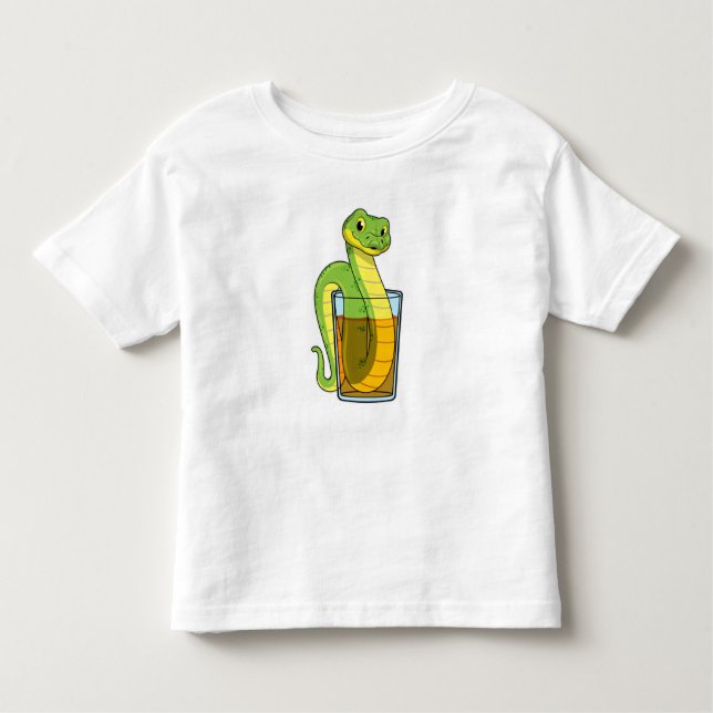 Camiseta Infantil Cobra com suco (Frente)