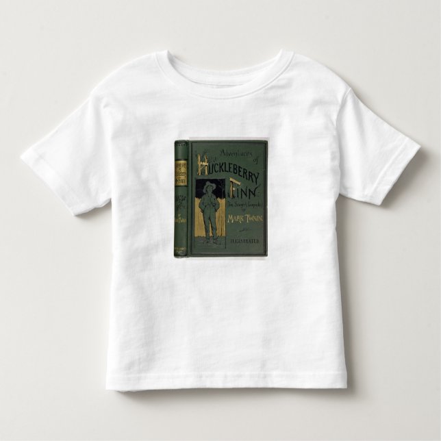 Camiseta Infantil Cobrir de "aventuras de Huckleberry Finn" pela (Frente)
