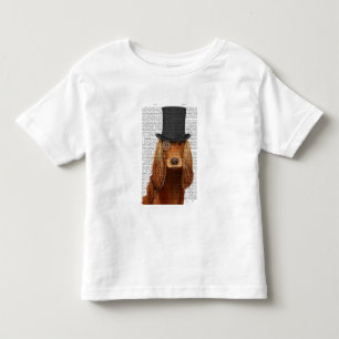 Camiseta Infantil Cocker Spaniel, Formal Hound e Hat