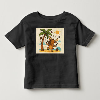 Camiseta Infantil Coconut Commotion – Dance Party Summer Tee for Kid