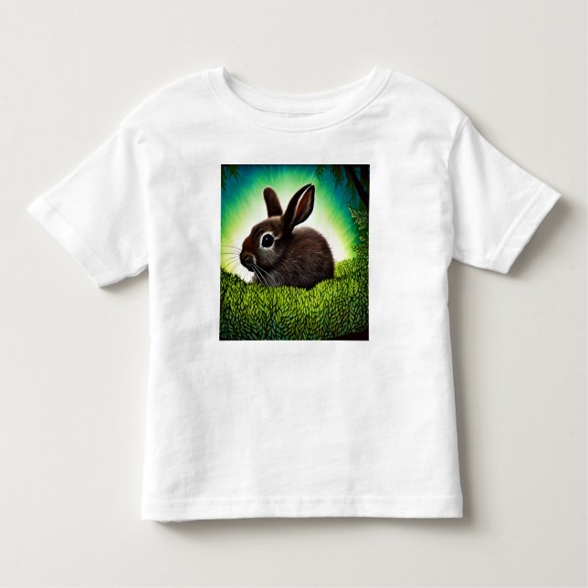 Camiseta Infantil Coelhinho Bestial de Storybook (Frente)