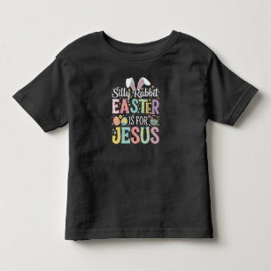 Camiseta Infantil Coelhinho Bobalhão A Páscoa é Para Jesus Coelhinho
