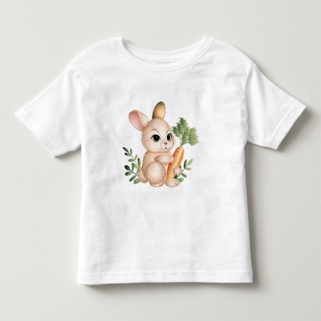 Camiseta Infantil Coelhinho Bonito (Frente)