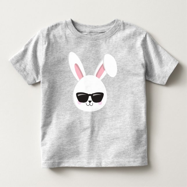 Camiseta Infantil Coelhinho Bonito, Coelhinho Branco, Coelhinho Com  (Frente)
